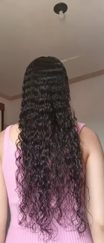 Cabelo Natural Virgem 40cm Ondulado Sem Química Alto Volume
