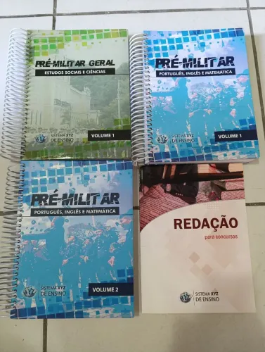 Apostila pré militar XYZ + Redação para concursos - CN/EPCAR -