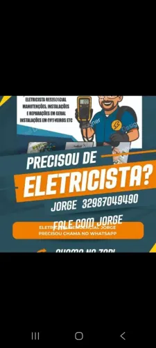 ELETRICISTA RESIDÊNCIAL (ZAP) * OU (ZAP) *