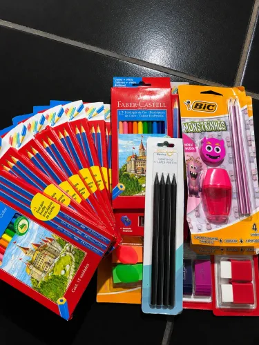 Kit de Material Escolar Faber-Castell + BIC + School Basics