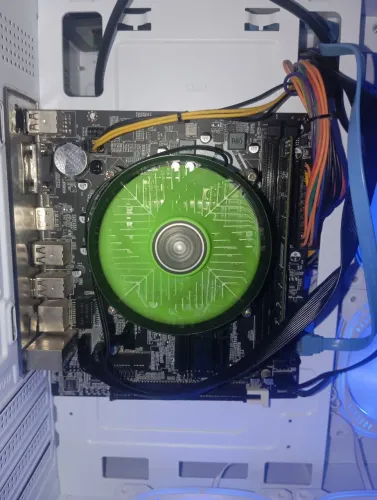 PLACA MAE H61 COM PROCESSADOR I3 2120 COM 4GB DE RAM +COLER