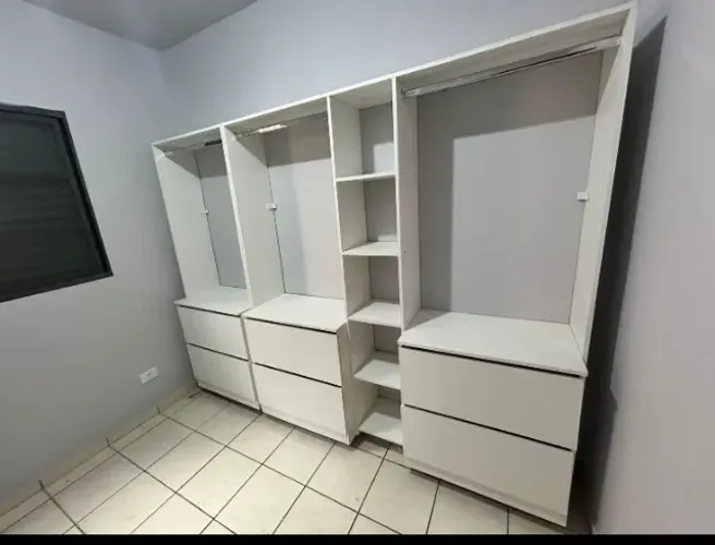 CLOSET CM 6 GAVETAS/CABIDEIROS/PRATELEIRAS MDF NOVO