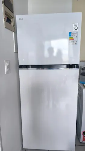 Geladeira LG Frost Free Inverter 375L Duplex Branca