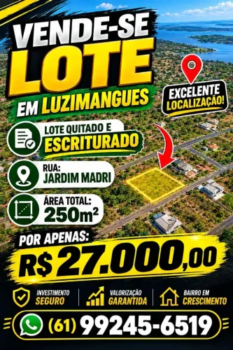 Lote Luzimangue, ESCRITURADO.