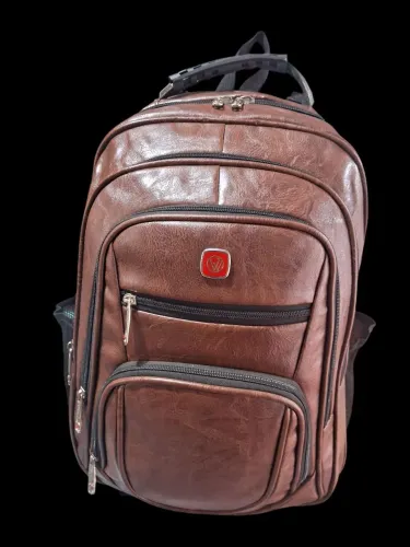 Mochila Executiva Masculina/Feminina de Couro Sintético Victor Voice - Nova, Promoção!