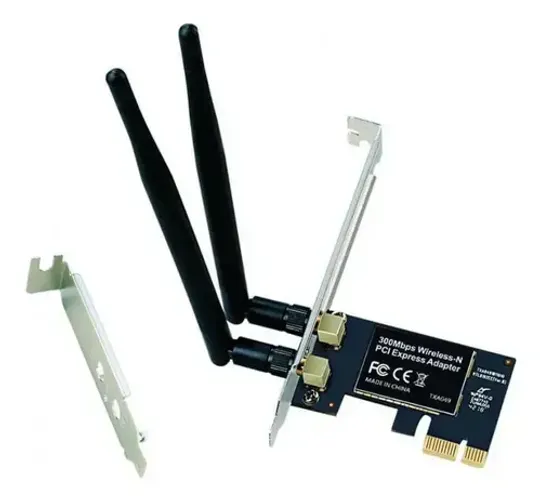 Placa Pci Express Wireless 300mbps 2 Antenas