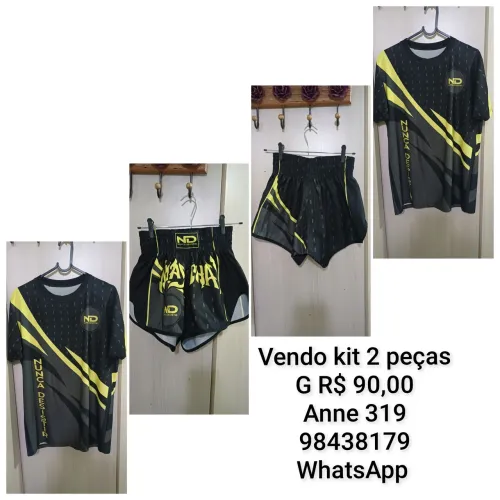 Conjunto Box/ muay thai tamanho G