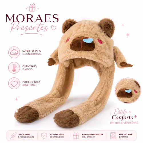 Touca infantil capivara