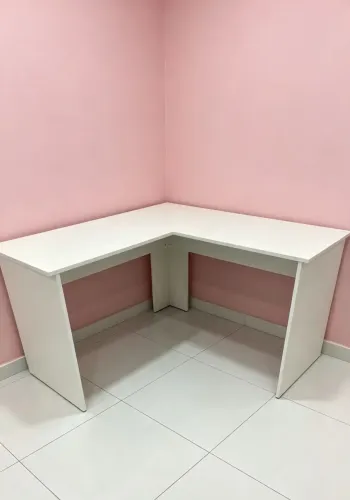Mesa L em mdf entrega grátis 
