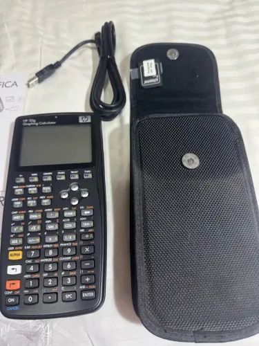 Calculadora Gráfica Hp 50g Cor Preto EM ESTADO DE NOVO + Software tradutor & icones