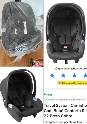 Bebê conforto Burigotto Materna NOVO
