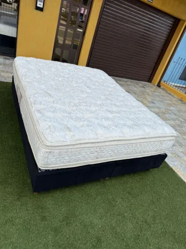 Colchão Queen CASTOR SEMINOVA TOP - Entrego! 
