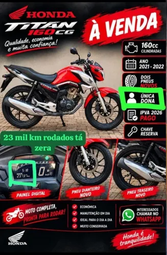 Honda CG 160 Titan Flexone/ed.especial 40 Anos 2022