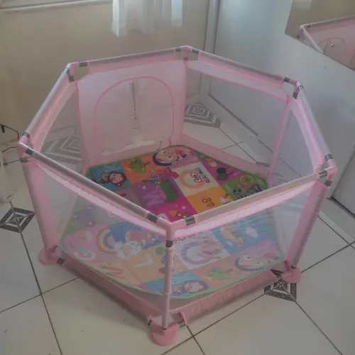 Cercadinho rosa