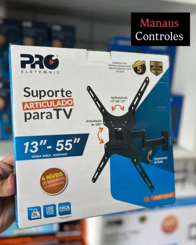Suporte para Tv Articulado - Serve P/ TVs de 13 - 55