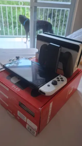 Nintendo Switch Oled Seminovo Na Caixa