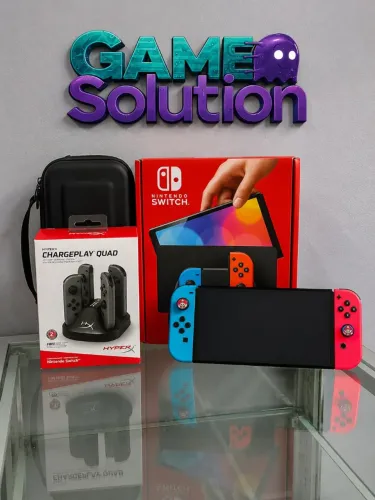 Nintendo Switch OLED Desbloqueado IMPECAVEL