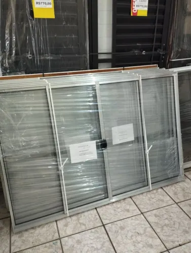 JANELA 1.00X1.50 4 FOLHAS - PROMOÇÃO MES DO CONSUMIDOR