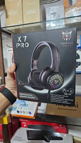 Fone headset gamer onikuma X7 pro 