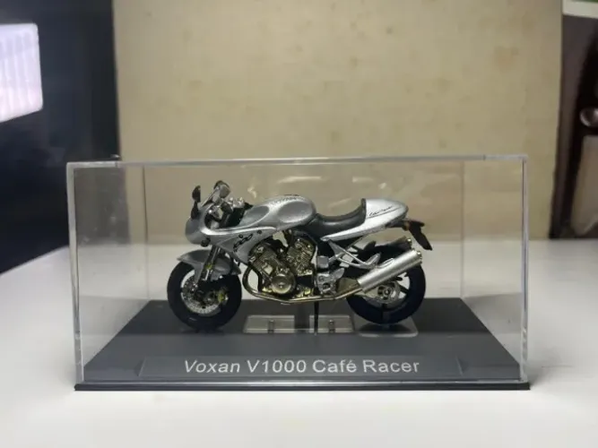 Miniatura Moto Voxan V1000 Café Racer Escala 1:24 Com Cúpula Altaya