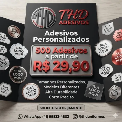 Adesivos, Rótulos e Etiquetas Personalizados