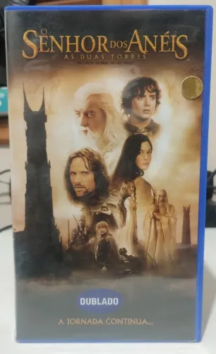 VHS Duplo Senhor dos Anéis As Duas Torres