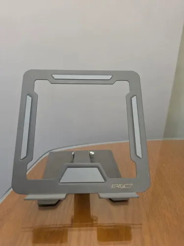 Suporte para tablet de até 11 polegadas, base giratória Cinza Ergo