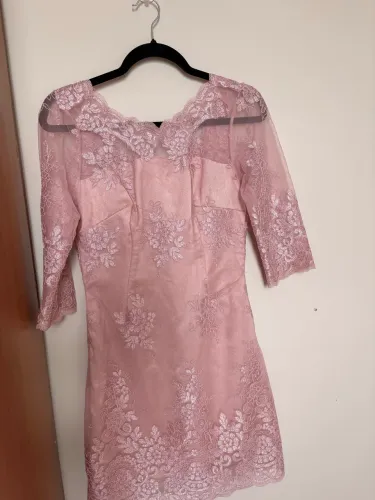 Vestido de Festa Rosé, Tamanho único