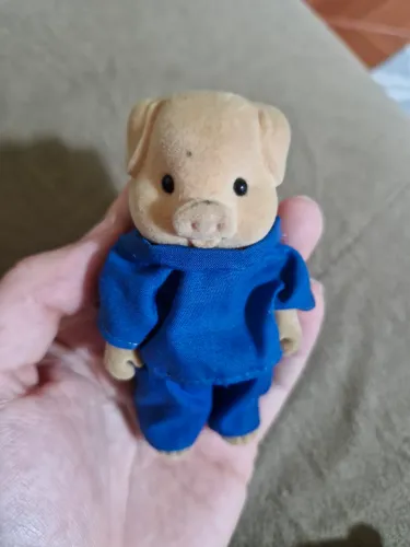 Sylvanian Families vintage década 80/90 porco