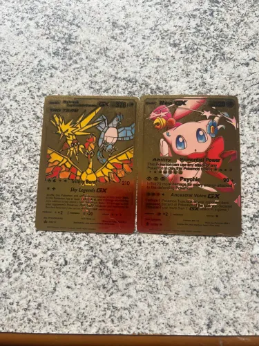 Cartas Pokémon Dourada