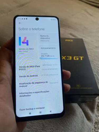 Redmi poco x3 gt 256 gigas
