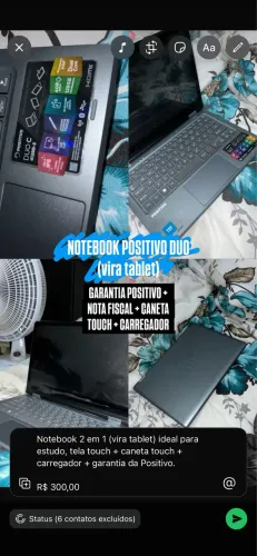 Notebook Positivo Duo-C