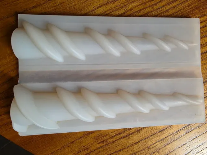 Molde de Silicone para Velas Tira Longa Espaçadas