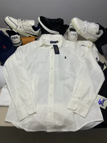 Camisa de Linho Polo Ralph Lauren Branca