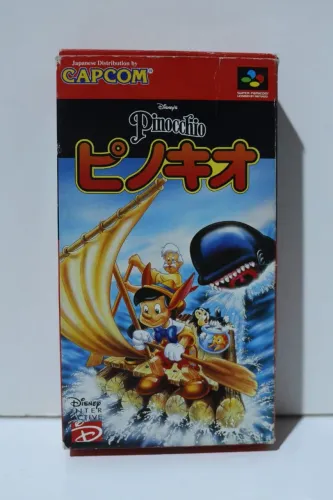 Pinóquio snes jogo Japan em ótimo estado famicom