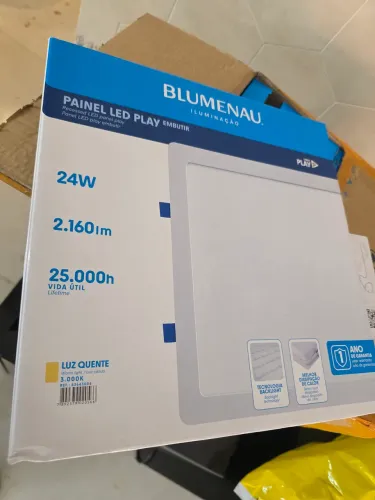 Painel Led luminária 30x30 novas quadrada