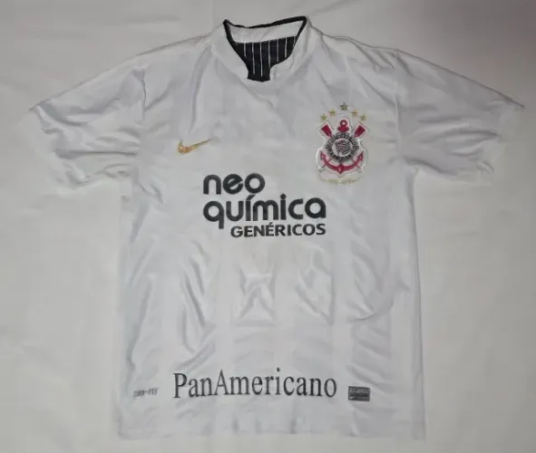 Linda Camisa Do Corinthians 2010 Nike Neo Química Timão 2010 Futebol