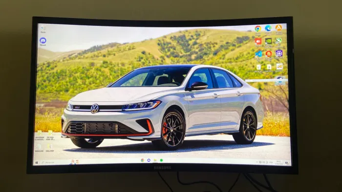 Monitor gamer SANSUNG curvo 60hz 