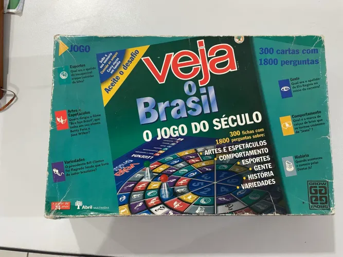 Brinquedo: Veja o Brasil - Tabuleiro