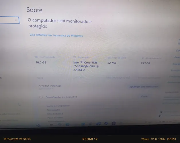 Vendo notebook e mais uma caixa de som, ou troco em Pc gamer de entrada