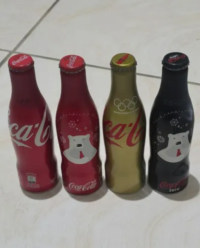 Coleção Coca-Cola 2016 | Garrafas de Alumínio Natal e Rio 2016 - Raras