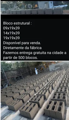 Bloco estrutural e vedação 