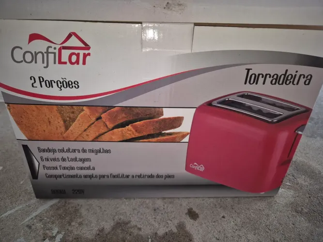 Torradeira Confilar 2 porções bom estado, funcionando
