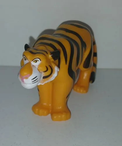 BONECO MINIATURA ORIGINAL DISNEY ALADDIN TIGRE RAJAH PET JASMINE
