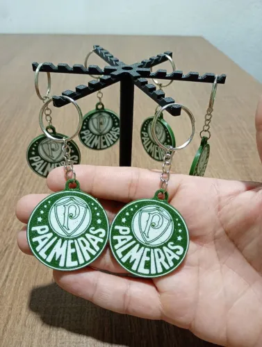 Kit 2 chaveiros do Palmeiras feitos em 3D