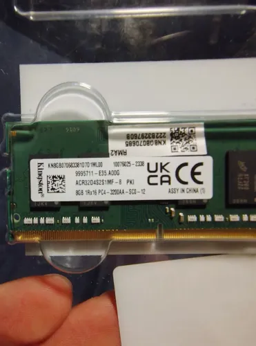 Memoria ram notebook Kingston 8gb DDR4 3200mhz 