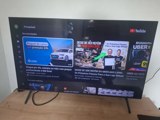 Smart TV Samsung UHD 4k HDR borda infinita 43tu700