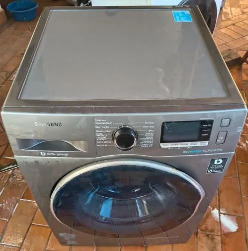 Lava e seca Samsung ecobubble inverter 10.2 kg funcionando perfeitamente top!