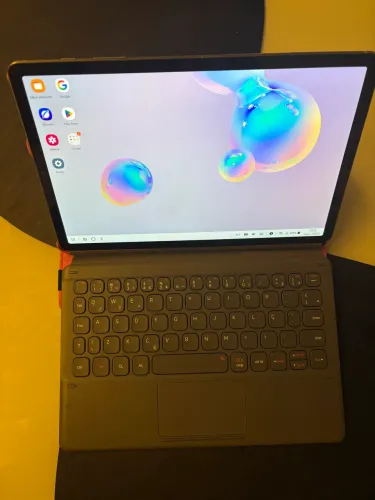 Tablet Samsung S6 com teclado e caneta