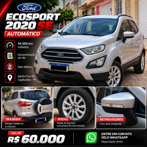 Ford Ecosport SE 1.5 12V Flex 5P Aut. 2020